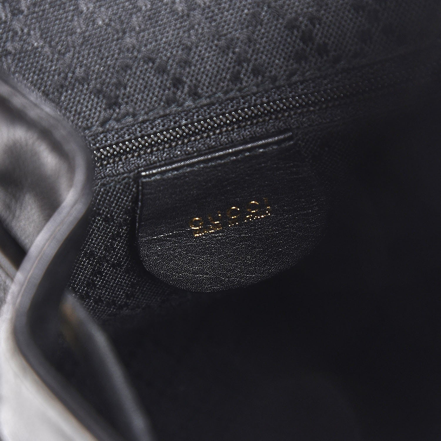 Gucci Calfskin Bamboo Backpack Black 6 of 7
