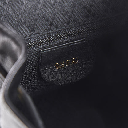 Gucci Calfskin Bamboo Backpack Black 6 of 7