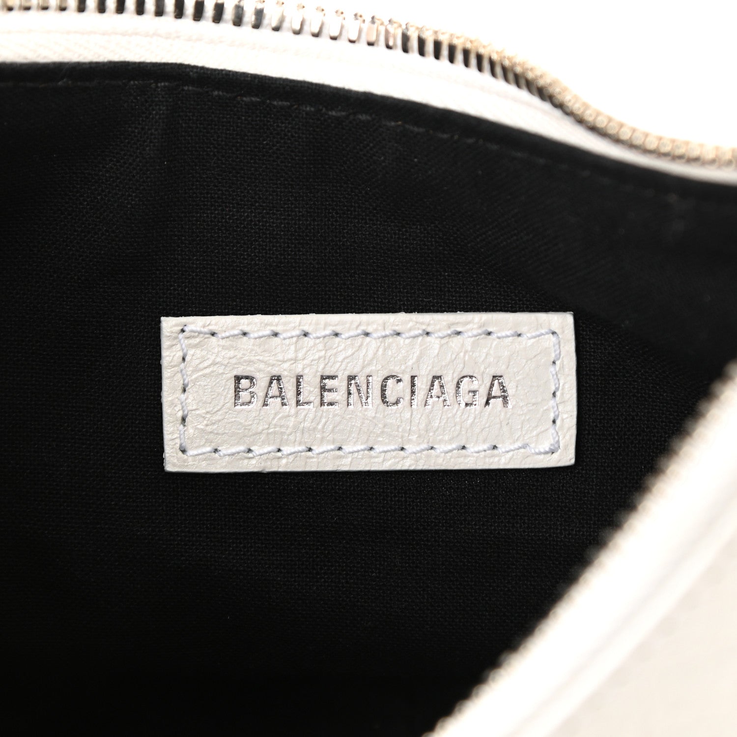Balenciaga Agneau Arena Le Cagole Shoulder Bag XS Optic White 6 of 9