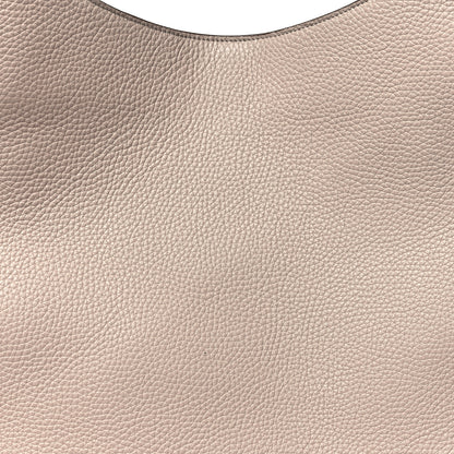 Tom Ford Pebbled Calfskin Large Alix Padlock Zip Hobo Bag Taupe 8 of 10