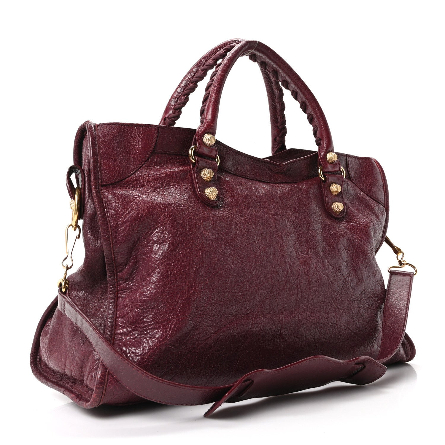 Balenciaga Agneau Giant 12 Gold Hardware City Violet Prune 2 of 9