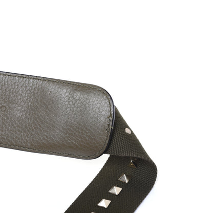 Valentino Garavani Canvas Butterfly Embroidered Rockstud Messenger Bag Military Green 23 of 25
