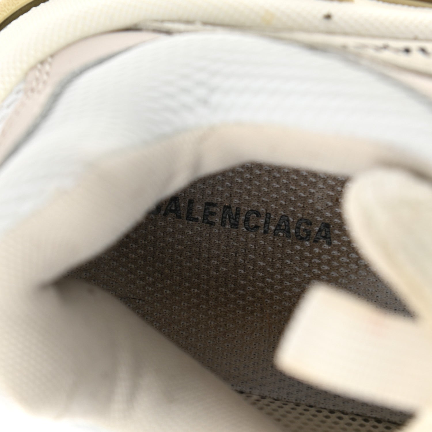 Balenciaga Fabric Mesh Womens Triple S Sneakers 37 White 7 of 10