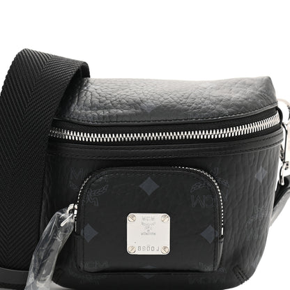 MCM Visetos X-Mini Aren Crossbody Bag Black 8 of 10