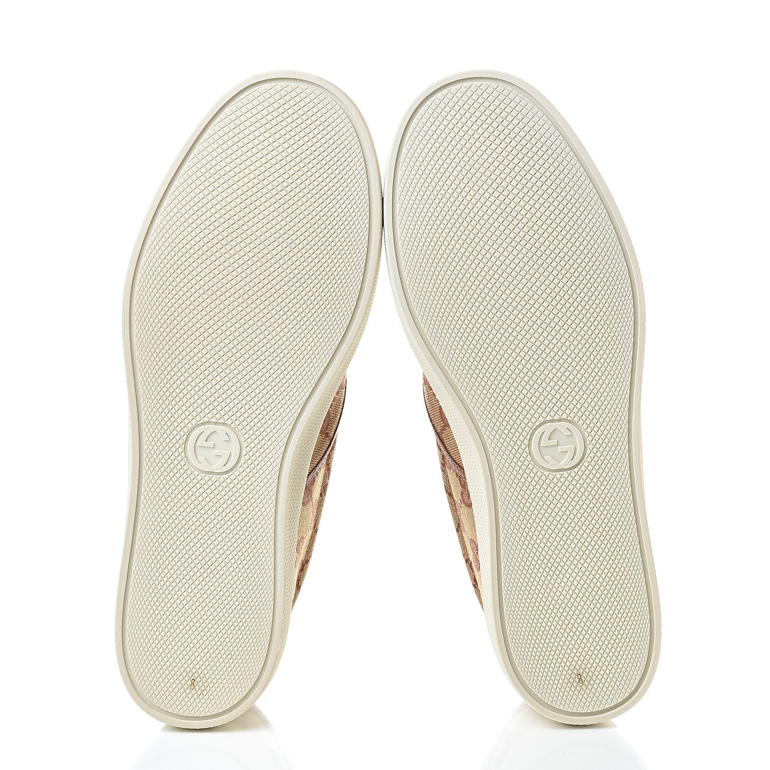 Gucci X MLB GG Monogram NY Yankees Embroidered Mens Slip On Sneakers 8 Beige Ruggine Rust 5 of 9