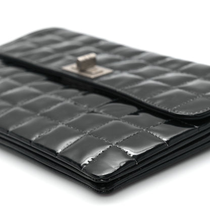Chanel Patent Chocolate Bar Reissue Single Flap Black 11 of 13