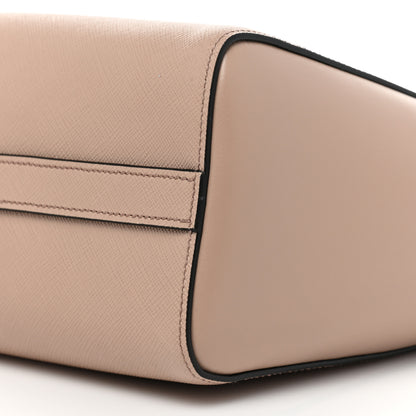 Prada Saffiano Soft Calfskin Zippered Tote Cipria 7 of 8
