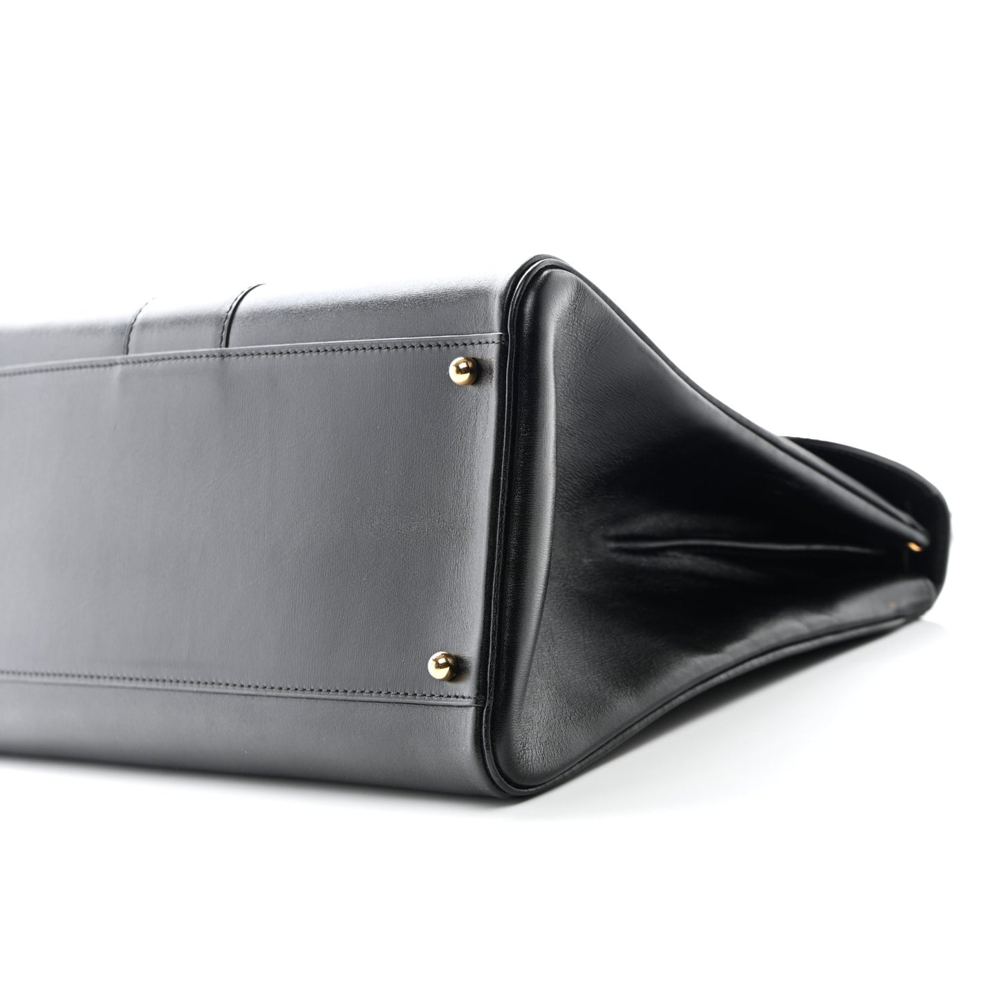 Box Calfskin MM Brillant Satchel Black