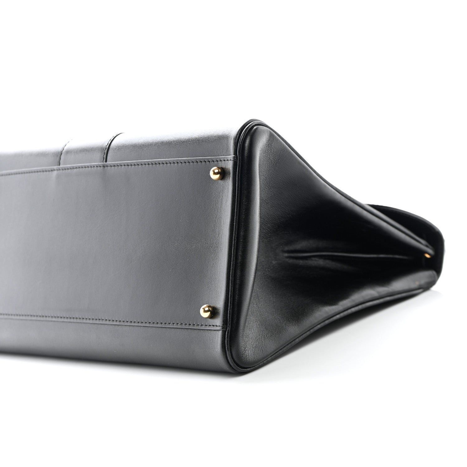 Delvaux Box Calfskin MM Brillant Satchel Black 10 of 10