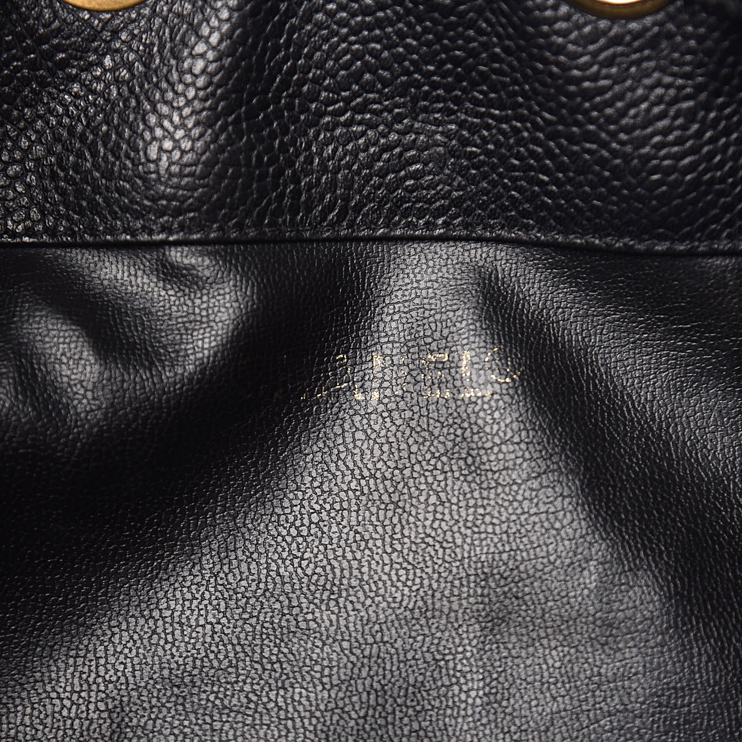 Chanel Caviar CC Drawstring Shoulder Bag Black 9 of 13