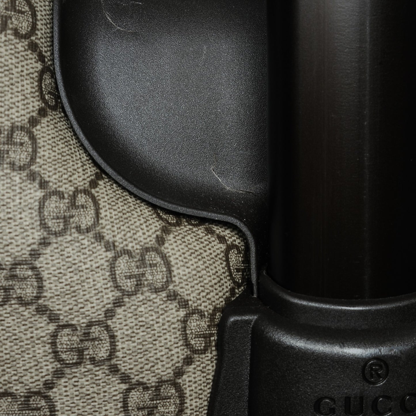 GG Plus Monogram Small Interlocking G Trolley Brown