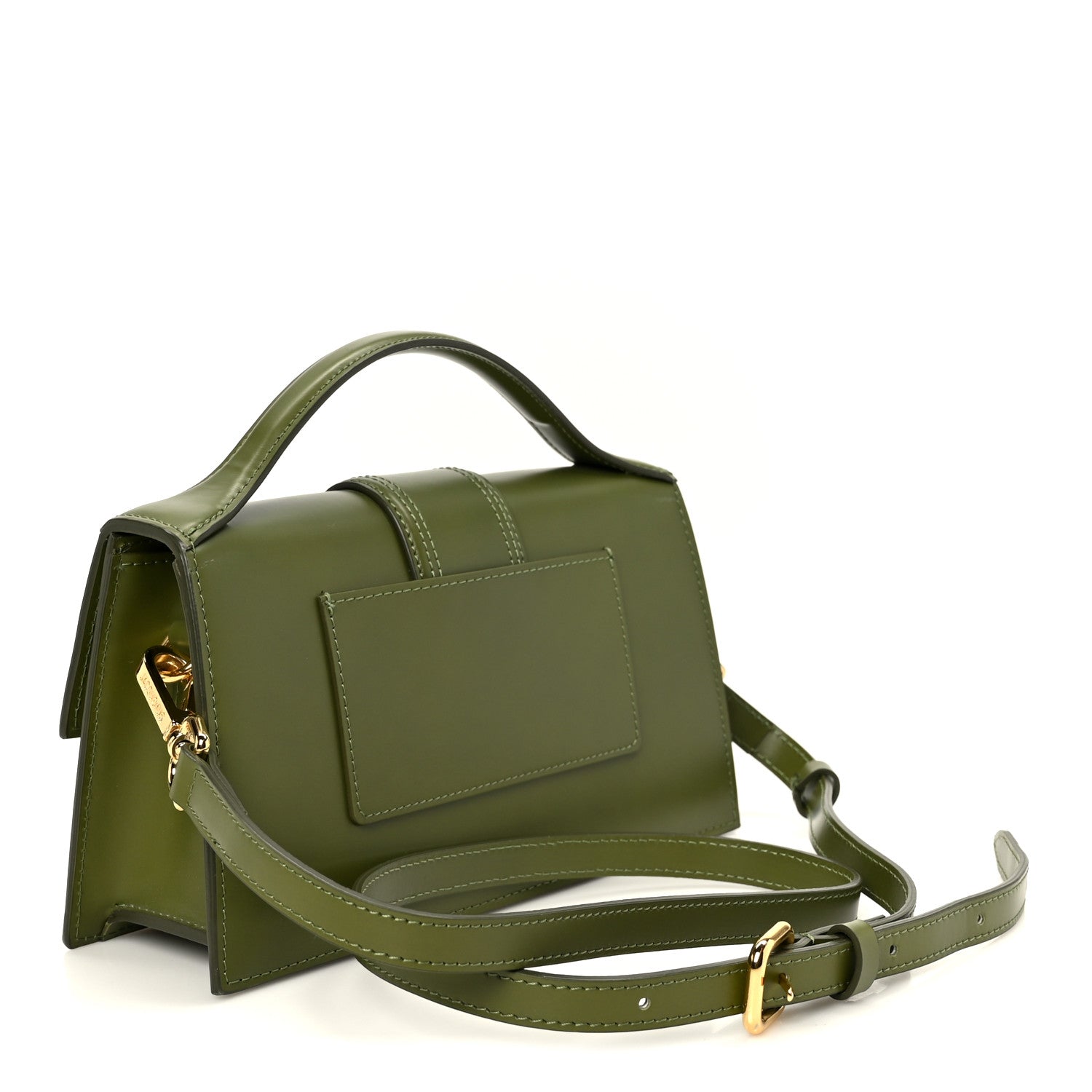 Jacquemus Smooth Calfskin Le Grand Bambino Khaki 3 of 9