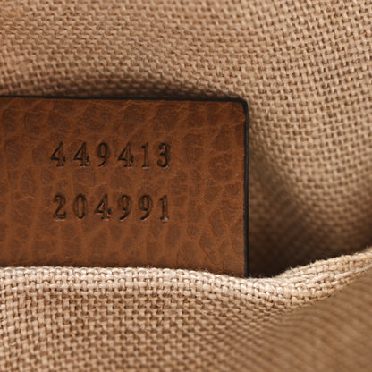 Gucci Monogram Mini Bree Messenger Bag Beige Tabacco 7 of 11