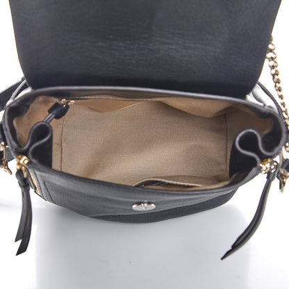 Chloe Suede Calfskin Small Faye Backpack Black 5 of 7