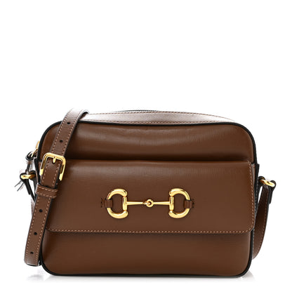 Gucci Azalea Calfskin Small Horsebit 1955 Shoulder Bag Brown Sugar 1 of 11