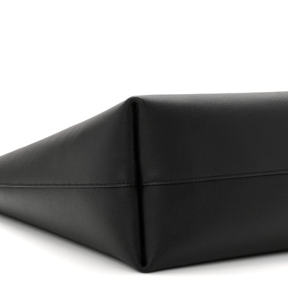 Saint Laurent Calfskin Large Shopping Tote Black 10 of 12