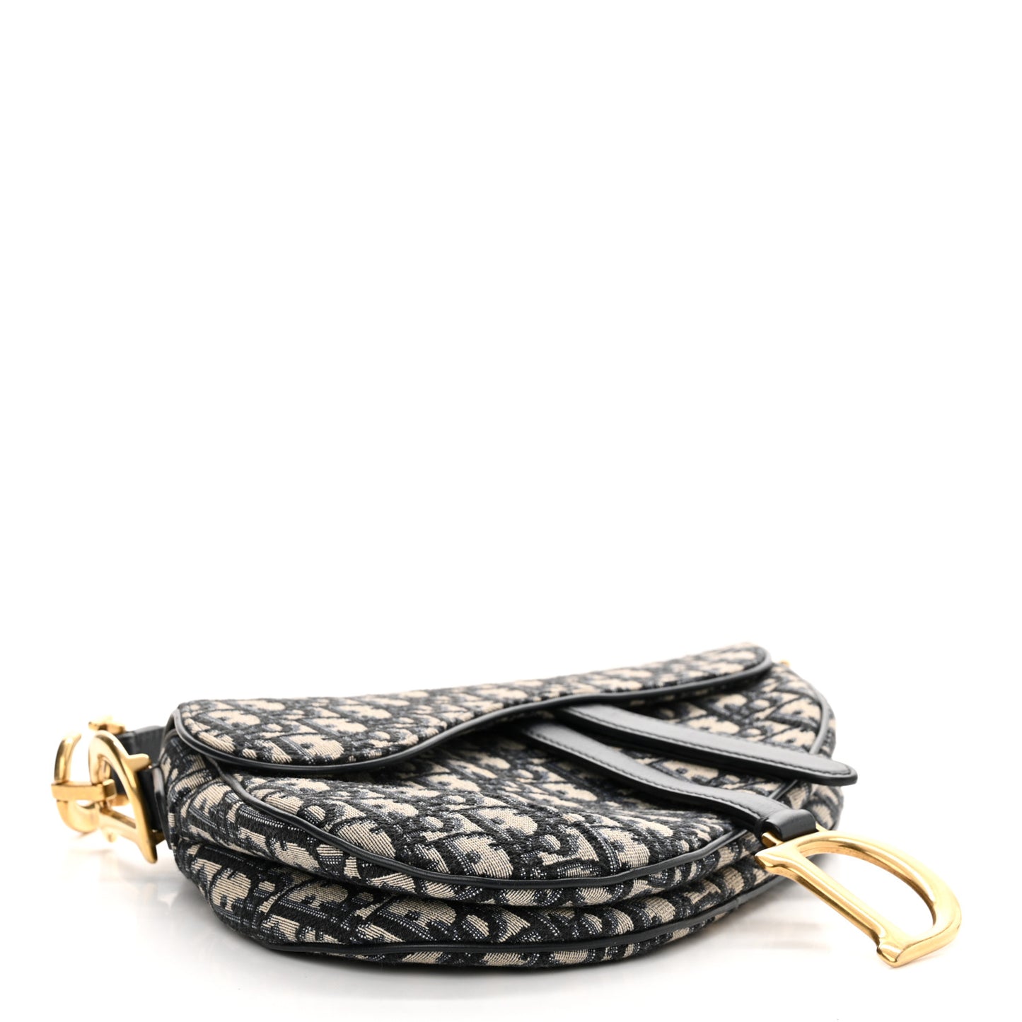Oblique Saddle Bag Blue