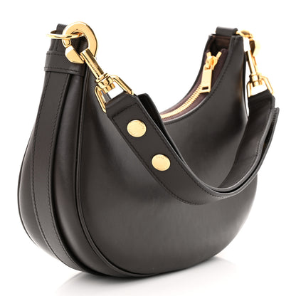 Celine Smooth Calfskin Medium Strap Ava Shoulder Bag Dark Brown 3 of 9
