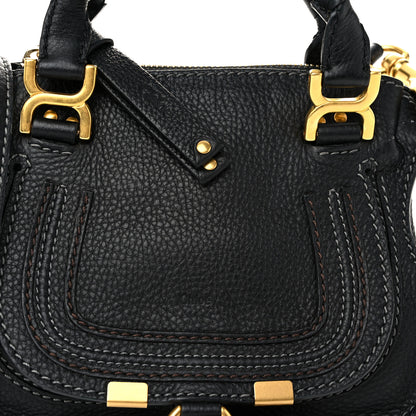 Chloe Calfskin Mini Marcie Satchel Black 7 of 10