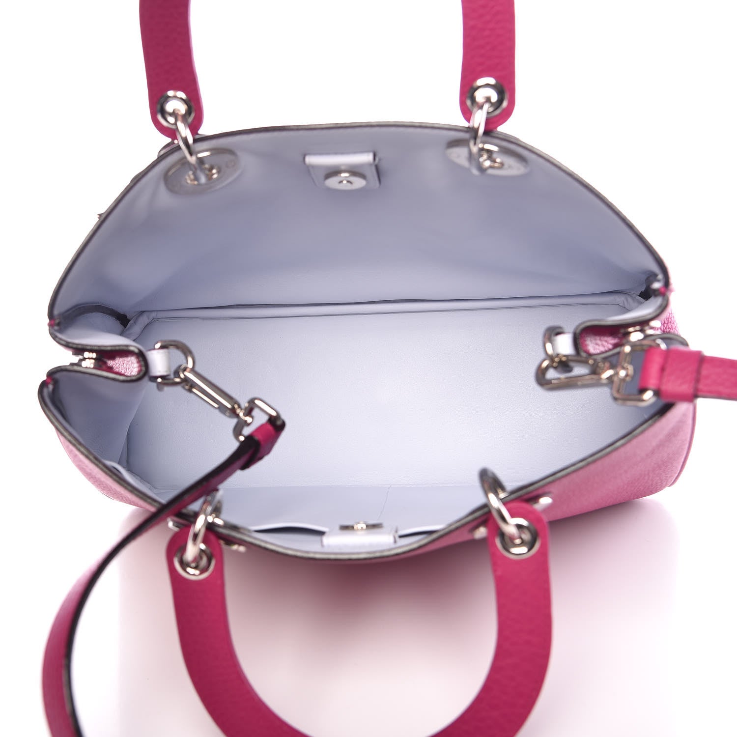 Christian Dior Calfskin Medium Diorissimo Bag Toxic Purple 7 of 12