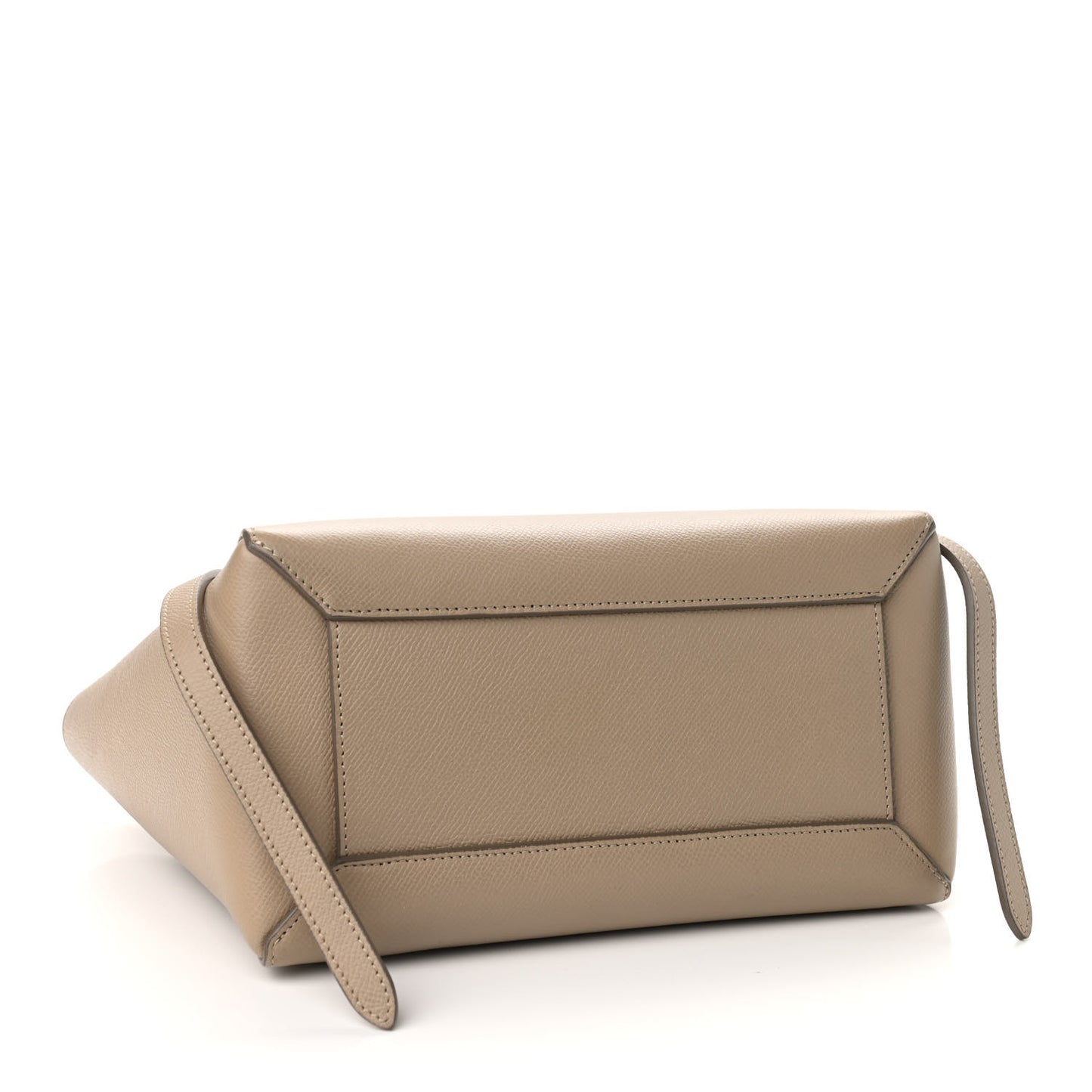 Grained Calfskin Micro Belt Bag Light Taupe