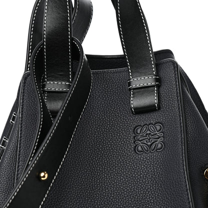 Loewe Calfskin Medium Hammock Shoulder Bag Midnight Blue Black 9 of 9