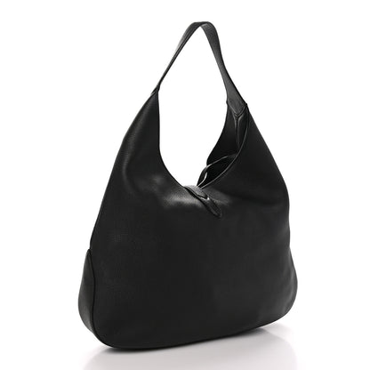 Gucci Soft Grained Calfskin Large Jackie Hobo Black 4 of 11
