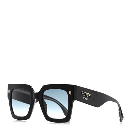 Fendi Acetate Fendi Roma Sunglasses FF 0457/G/S Black Blue 1 of 8