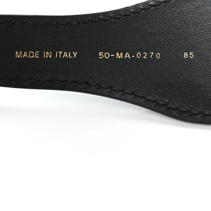 Christian Dior Canvas Embroidered Large Book Belt 85 34 Pink White 4 of 7