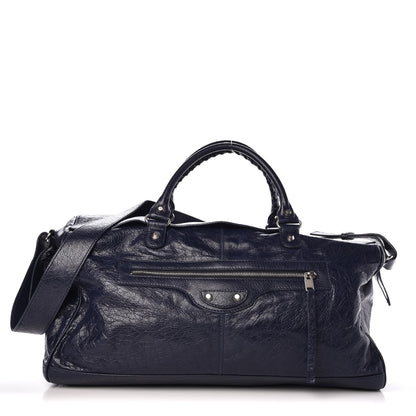 Balenciaga Agneau Classic Hardware S Squash Boston Bleu Nuit Dark Sea 1 of 7
