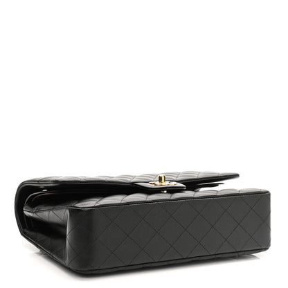 Chanel Lambskin Quilted Medium Double Flap Black 4 of 10