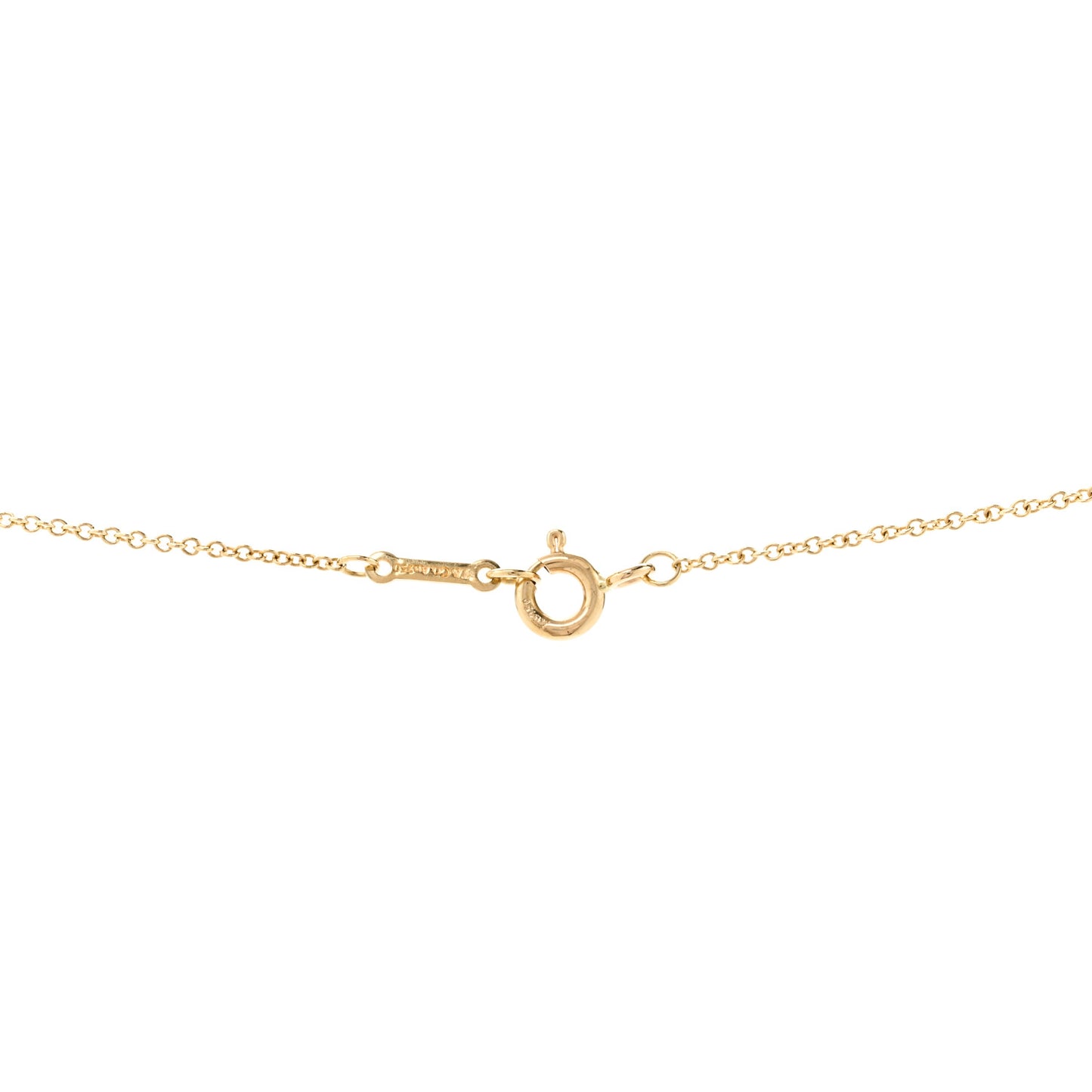 18K Yellow Gold Diamond Loving Heart Clover Pendant Necklace