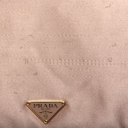 Prada Satin Zipped Clutch Nudo 16 of 16