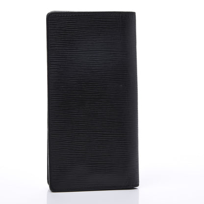 Louis Vuitton Epi Brazza Wallet Black 2 of 7