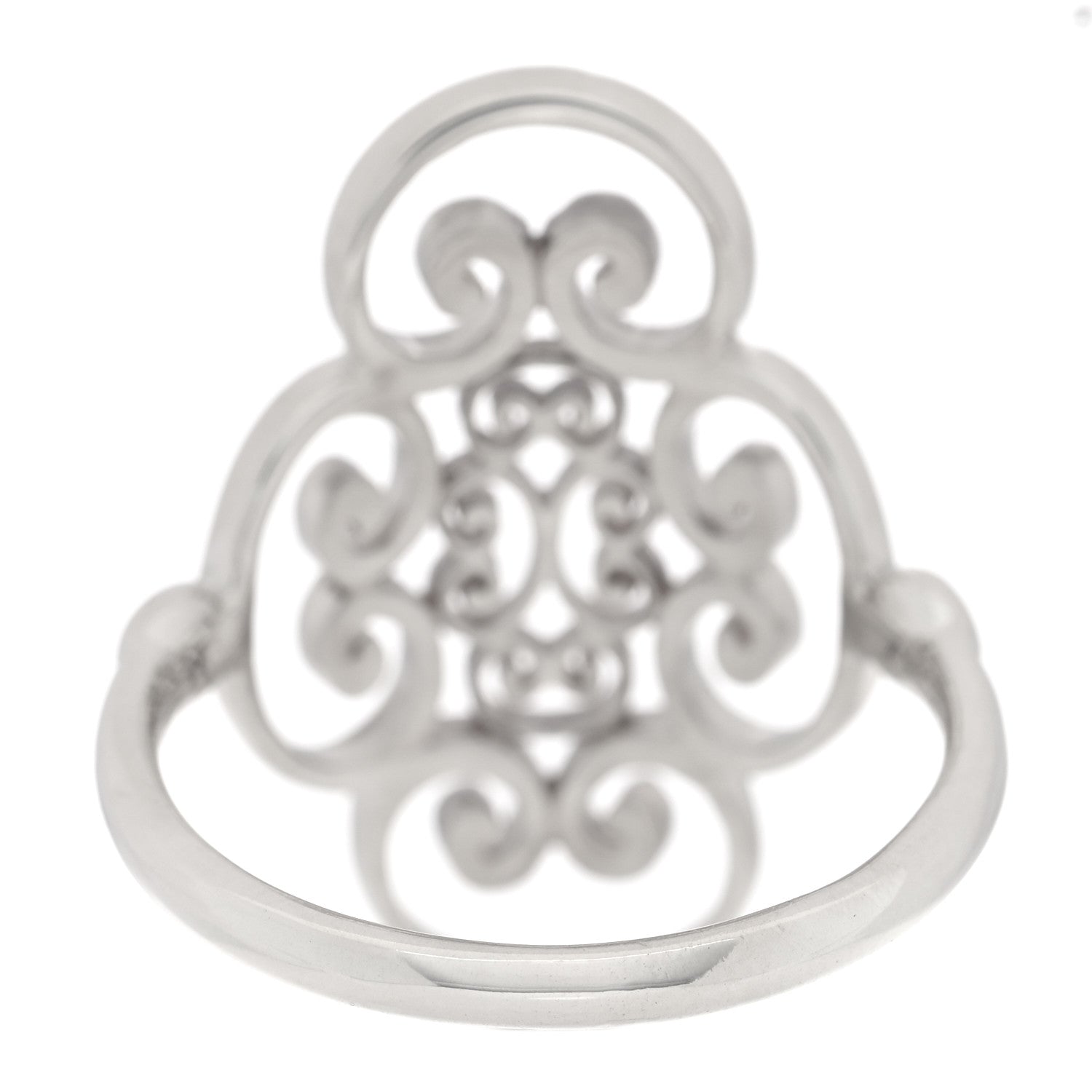 Tiffany Sterling Silver Paloma Picasso Venezia Goldoni Quadruplo Ring 54 7 3 of 5