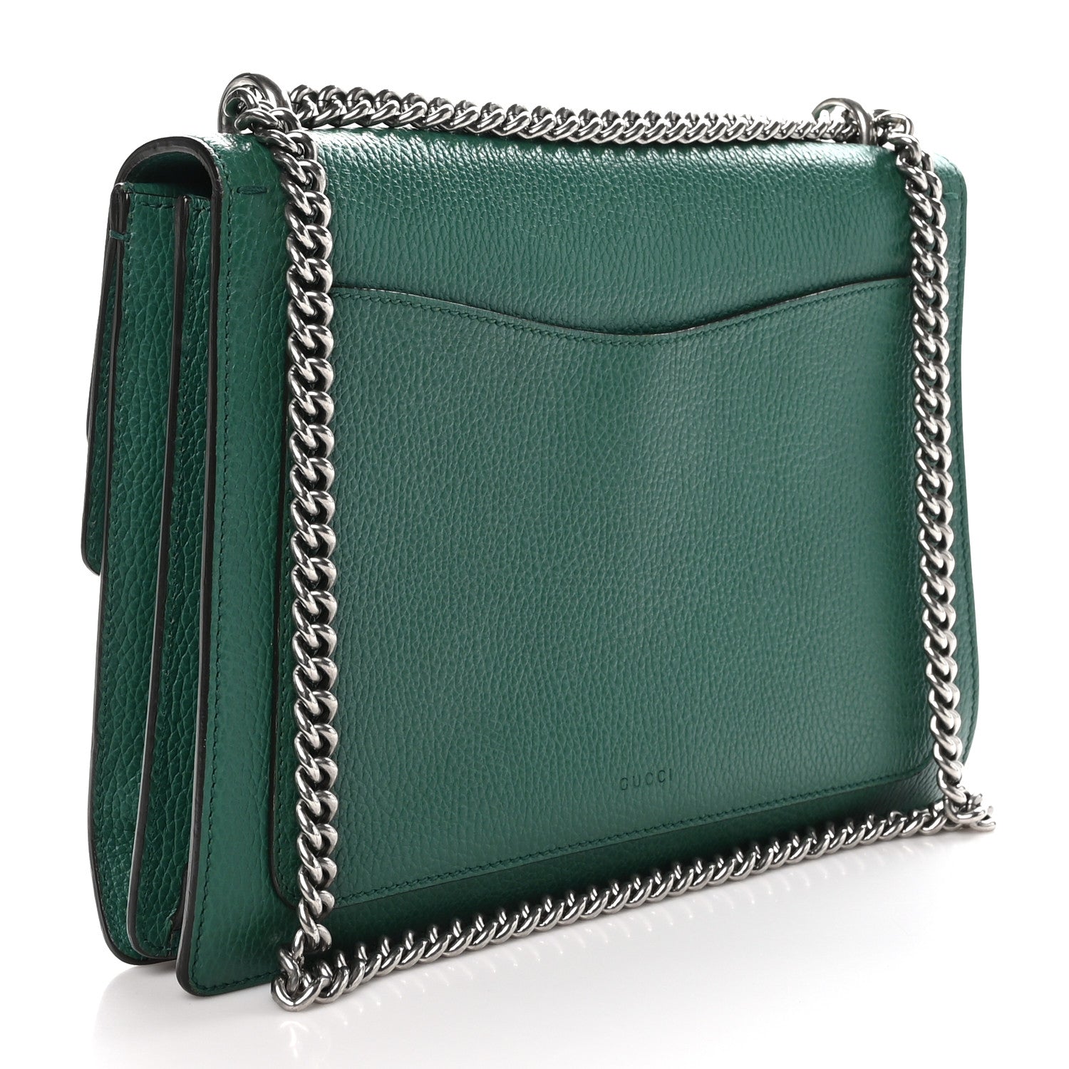 Gucci Dollar Calfskin Crystal Medium Dionysus Shoulder Bag Emerald 3 of 12