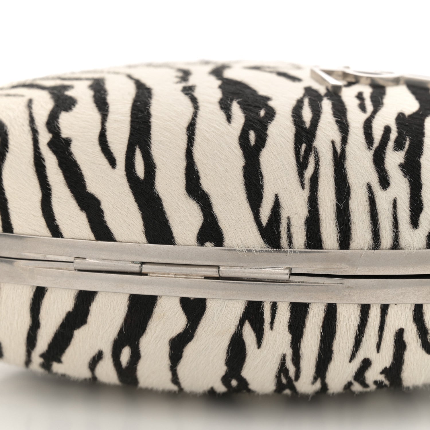 Saint Laurent Pony Hair Zebra Love Box Bag White Black 9 of 9