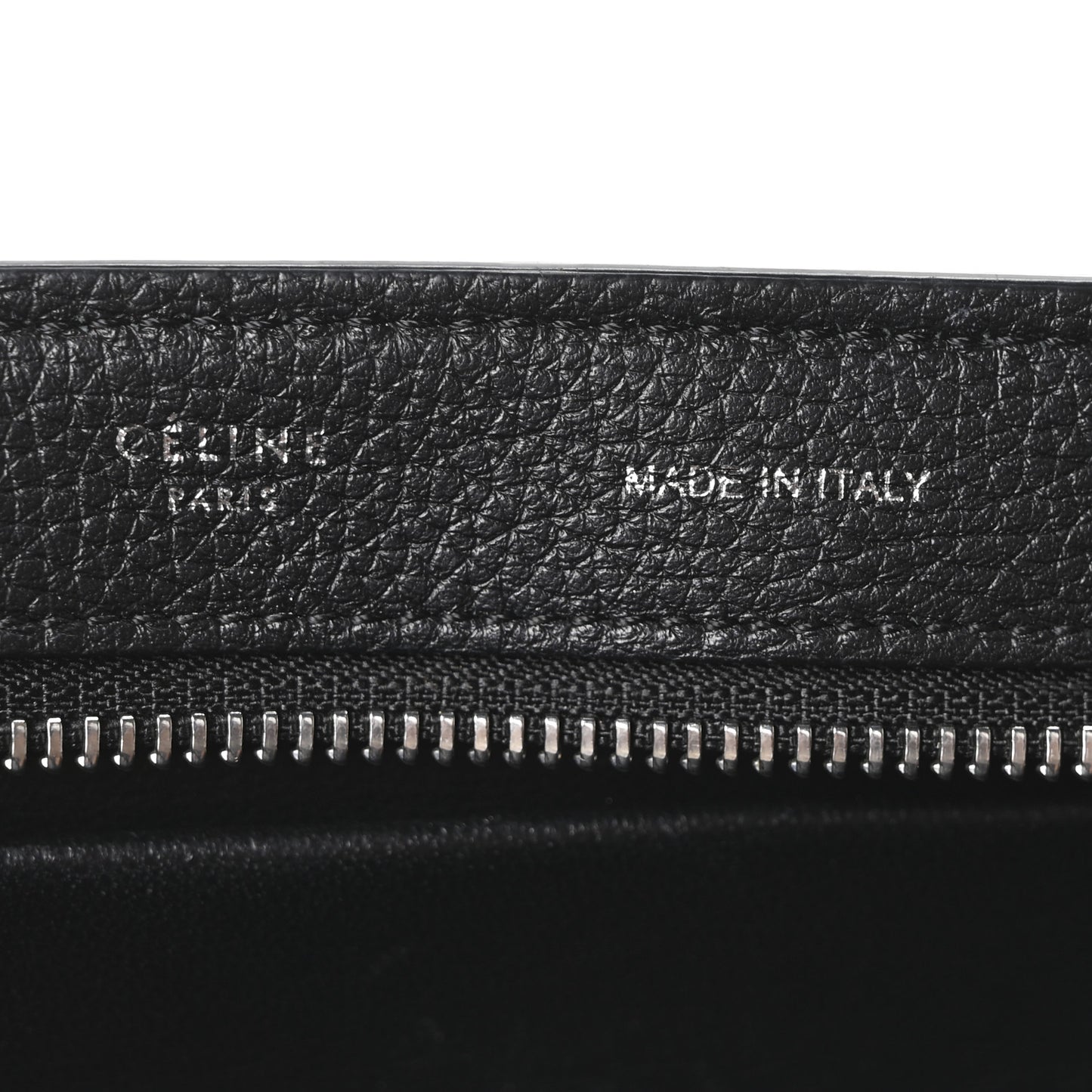 Drummed Calfskin Suede Small Trapeze Black