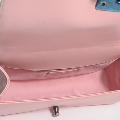 Chanel Lambskin Quilted Medium Boy Flap Light Pink 6 of 9