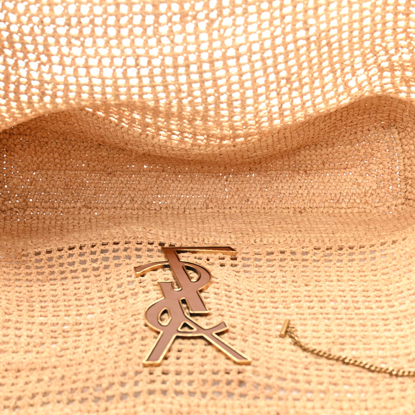 Raffia Icare Shopping Tote Natural