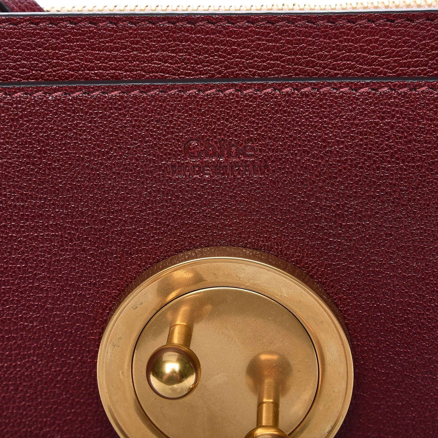 Goatskin Medium Mily Shoulder Bag Sienna Red