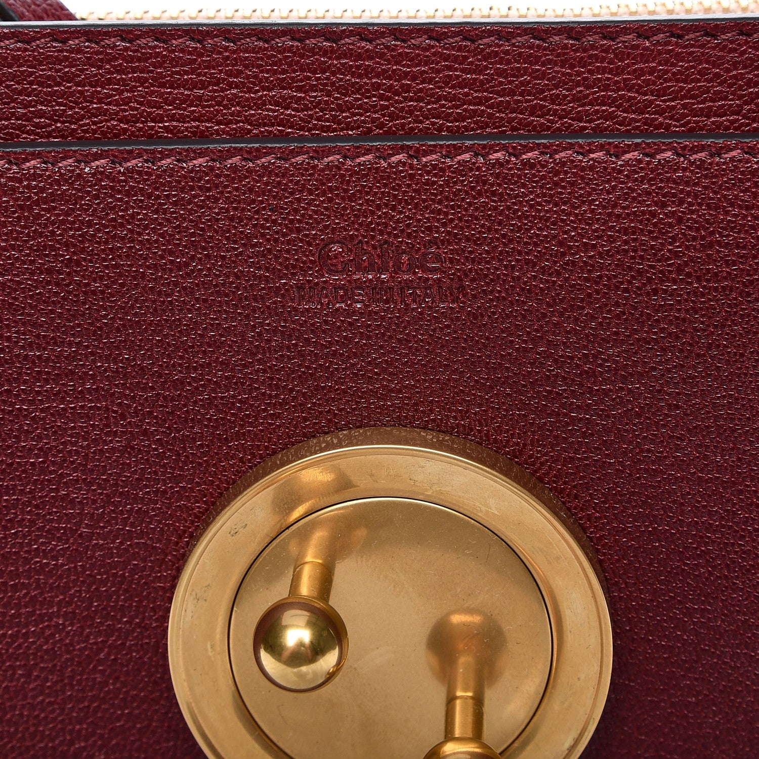 Chloe Goatskin Medium Mily Shoulder Bag Sienna Red 8 of 8