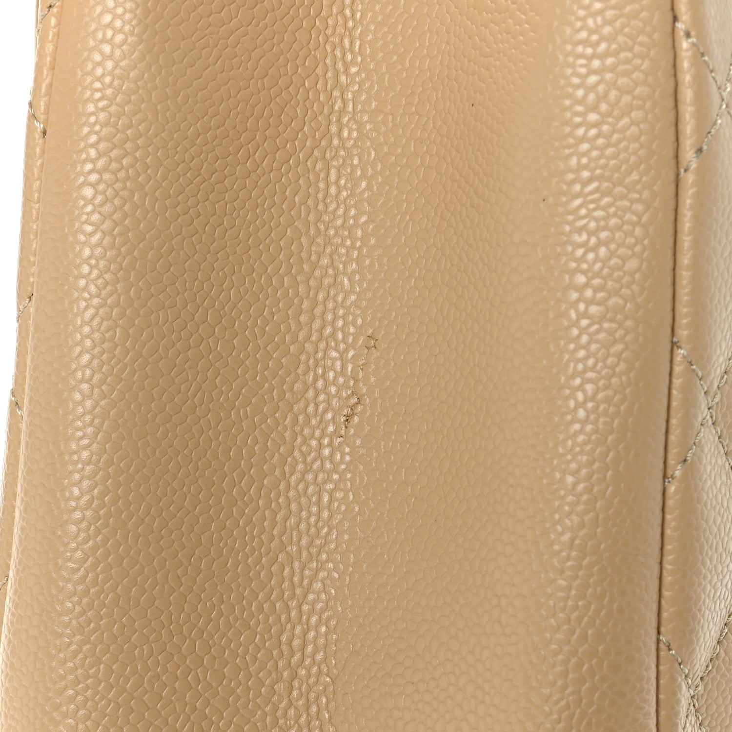 Chanel Caviar Quilted Grand Shopping Tote GST Beige 12 of 13