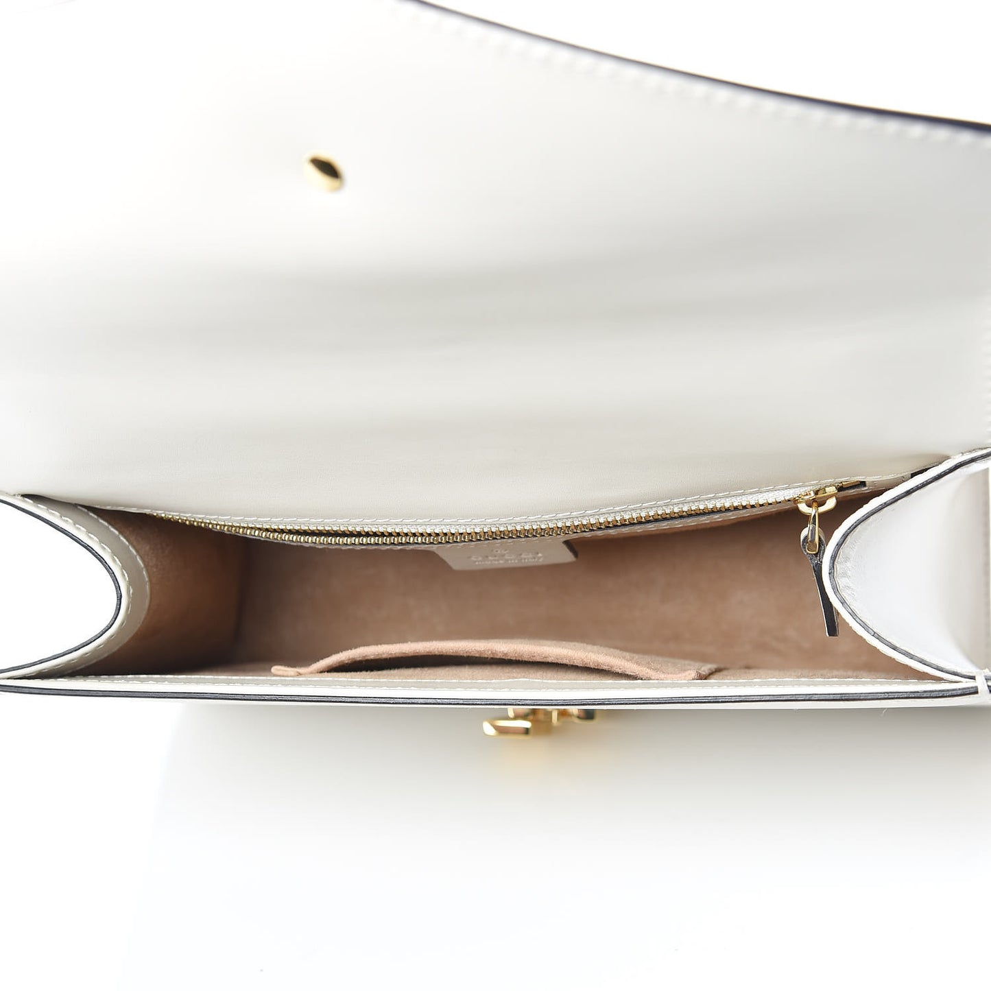 Calfskin Small Sylvie Shoulder Bag Off White