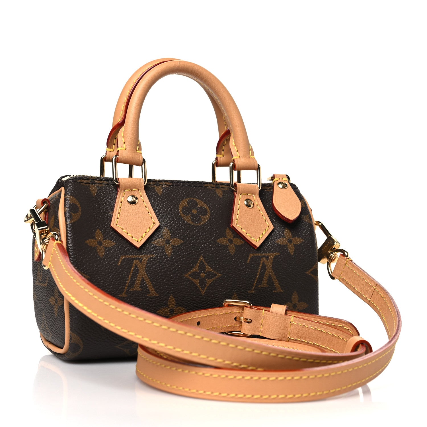 Louis Vuitton Monogram Nano Speedy Bandouliere 3 of 9