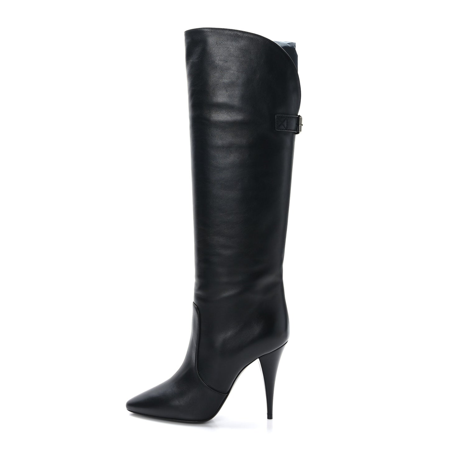 Lambskin Koller 110 Tall Boots 38.5 Black