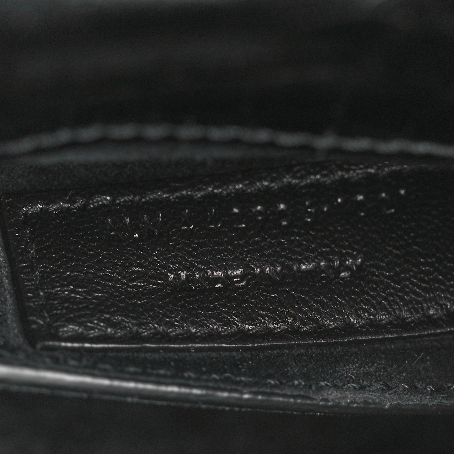 Calfskin Crocodile Embossed Medium Monochrome Monogram Sunset Black