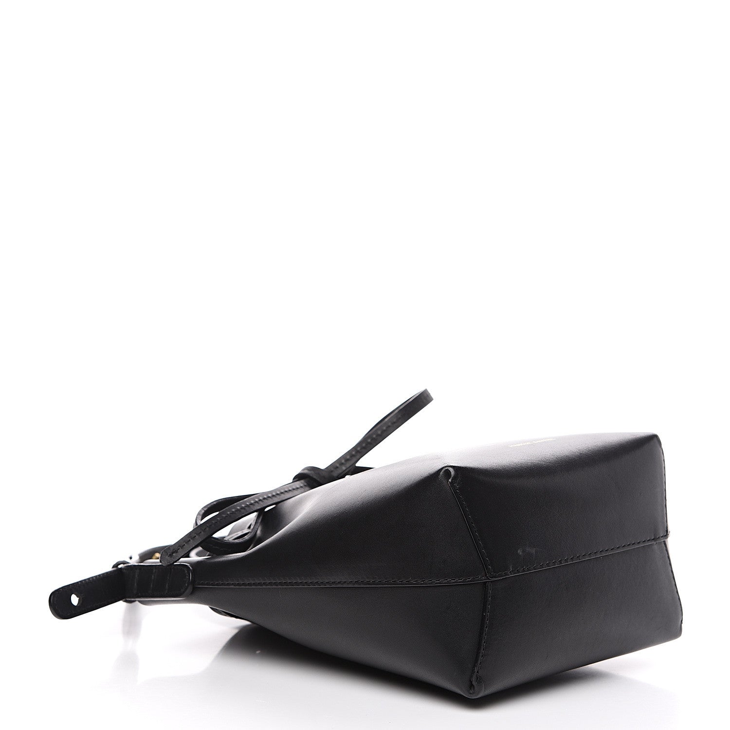 Mansur Gavriel Vegetable Tanned Mini Mini Bucket Bag Black Flamma 3 of 11