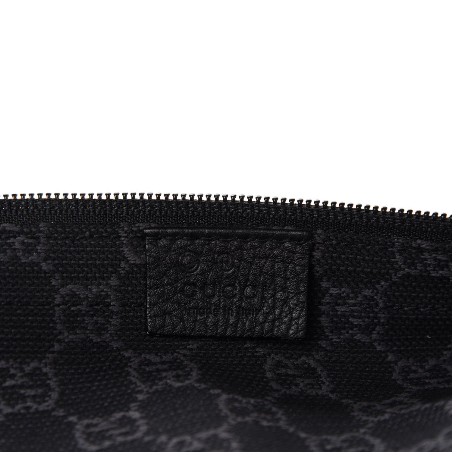 Gucci Denim Monogram Large Collapsible Carry On Duffle Black 8 of 10