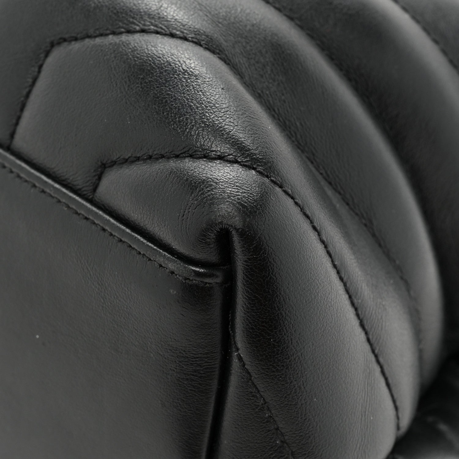 Saint Laurent Calfskin Y Quilted Monogram Medium Loulou Chain Satchel Black 13 of 16